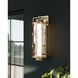 Haddock LED 22.5 inch Patina Brass Outdoor Wall Sconce